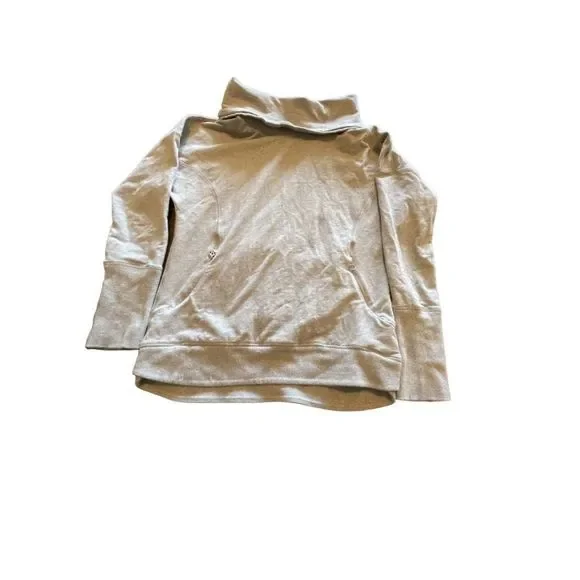 Lululemon Run: Rest Day Pullover *Heathered Fossil* Size 6 - Picture 4 of 14